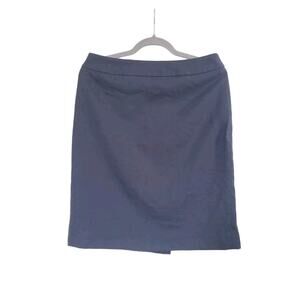 Pendleton Petite Dark Navy Blue 100% Virgin Wool Pencil Skirt USA, Size 10P